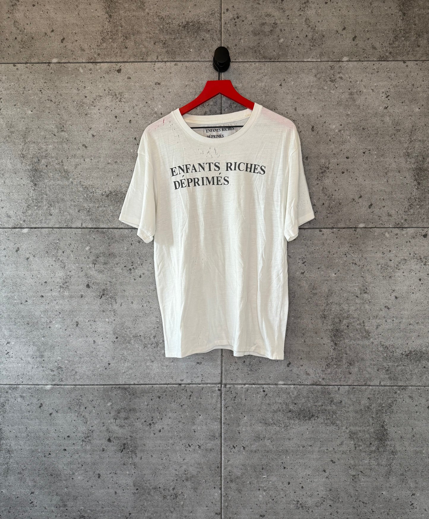 Enfants riches deprimes thrashed og logo t shirt