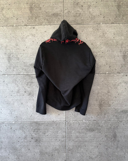 Vetements misplaced skull logo hoodie