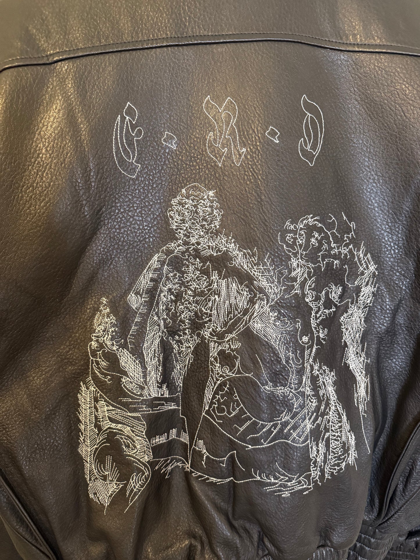 Enfants riches deprimes painters wives leather jacket