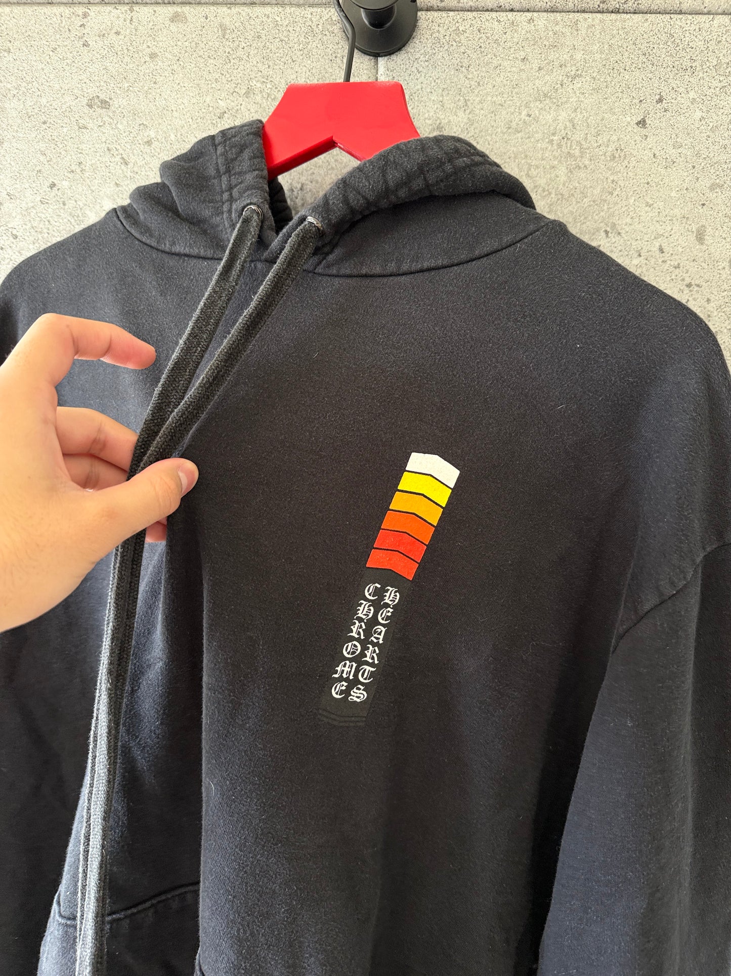 Chrome hearts boost logo hoodie