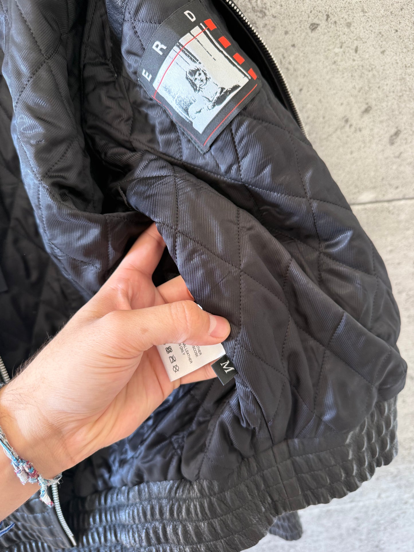 Enfants riches deprimes painters wives leather jacket