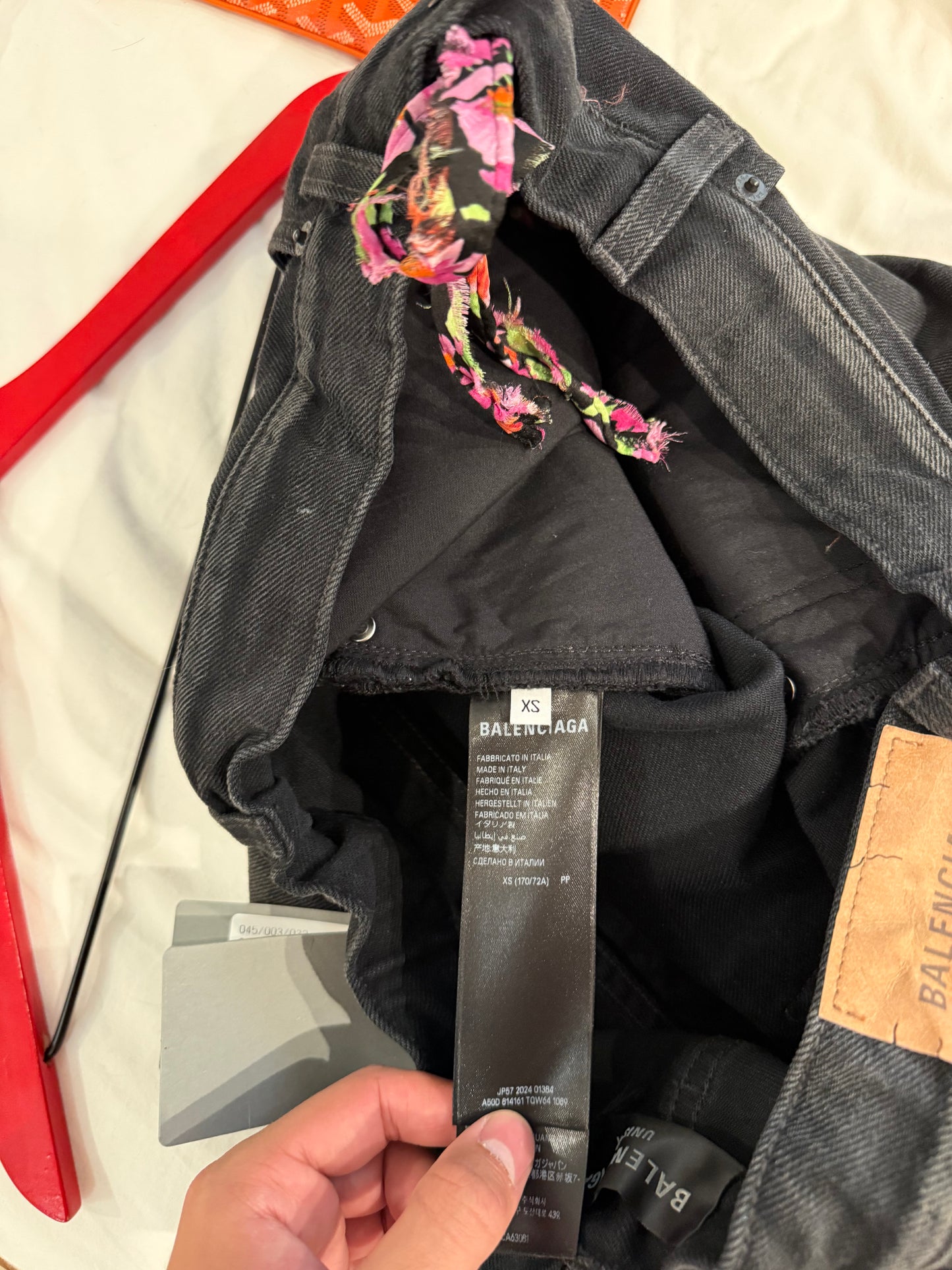 Balenciaga george V baggy denim