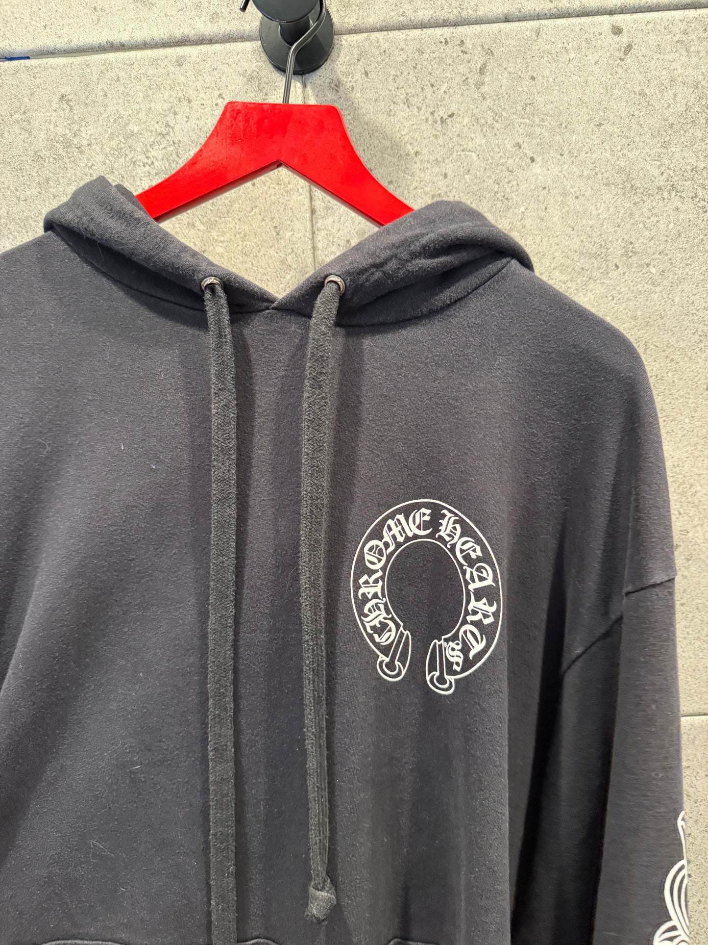 Chrome hearts floral horseshoe hoodie
