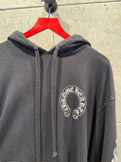 Chrome hearts floral horseshoe hoodie