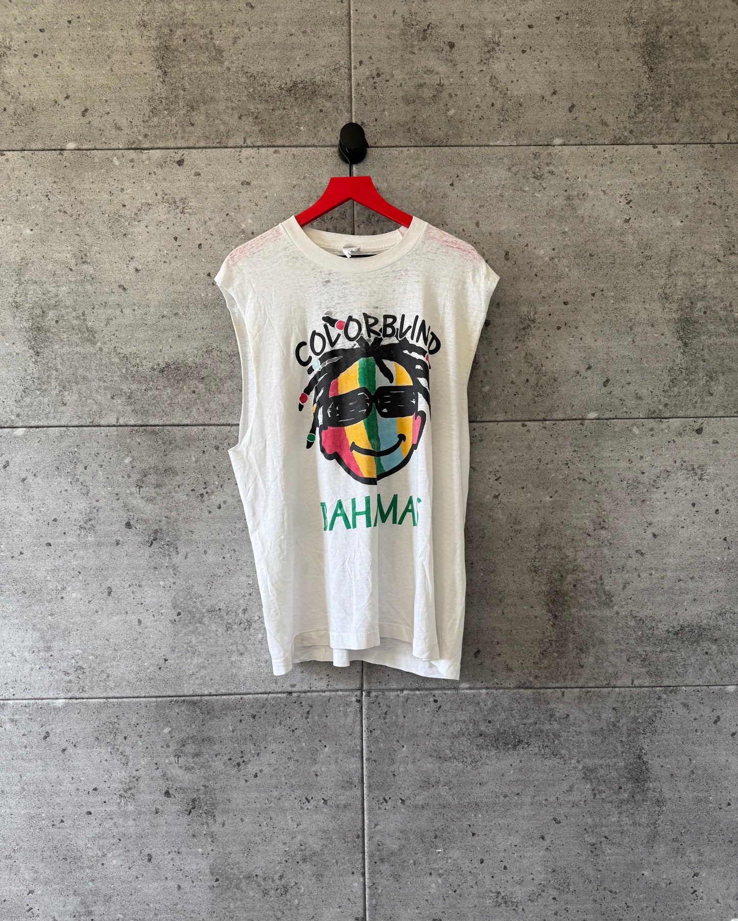 Vintage thrashed Bahamas cut off t shirt