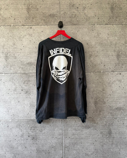 Vintage thrashed infidel longsleeve t shirt