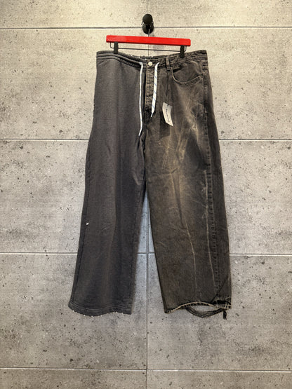 Balenciaga Hybrid Baggy Distressed Denim