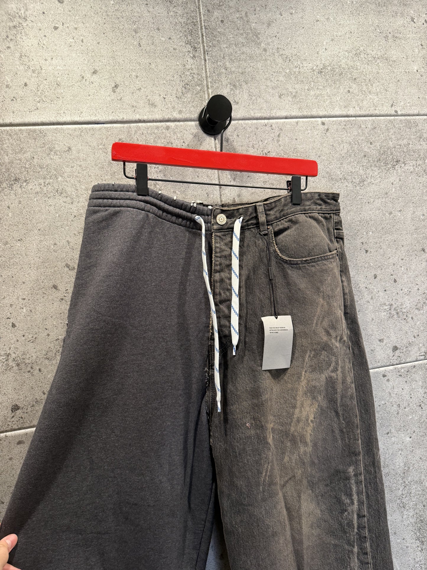 Balenciaga Hybrid Baggy Distressed Denim