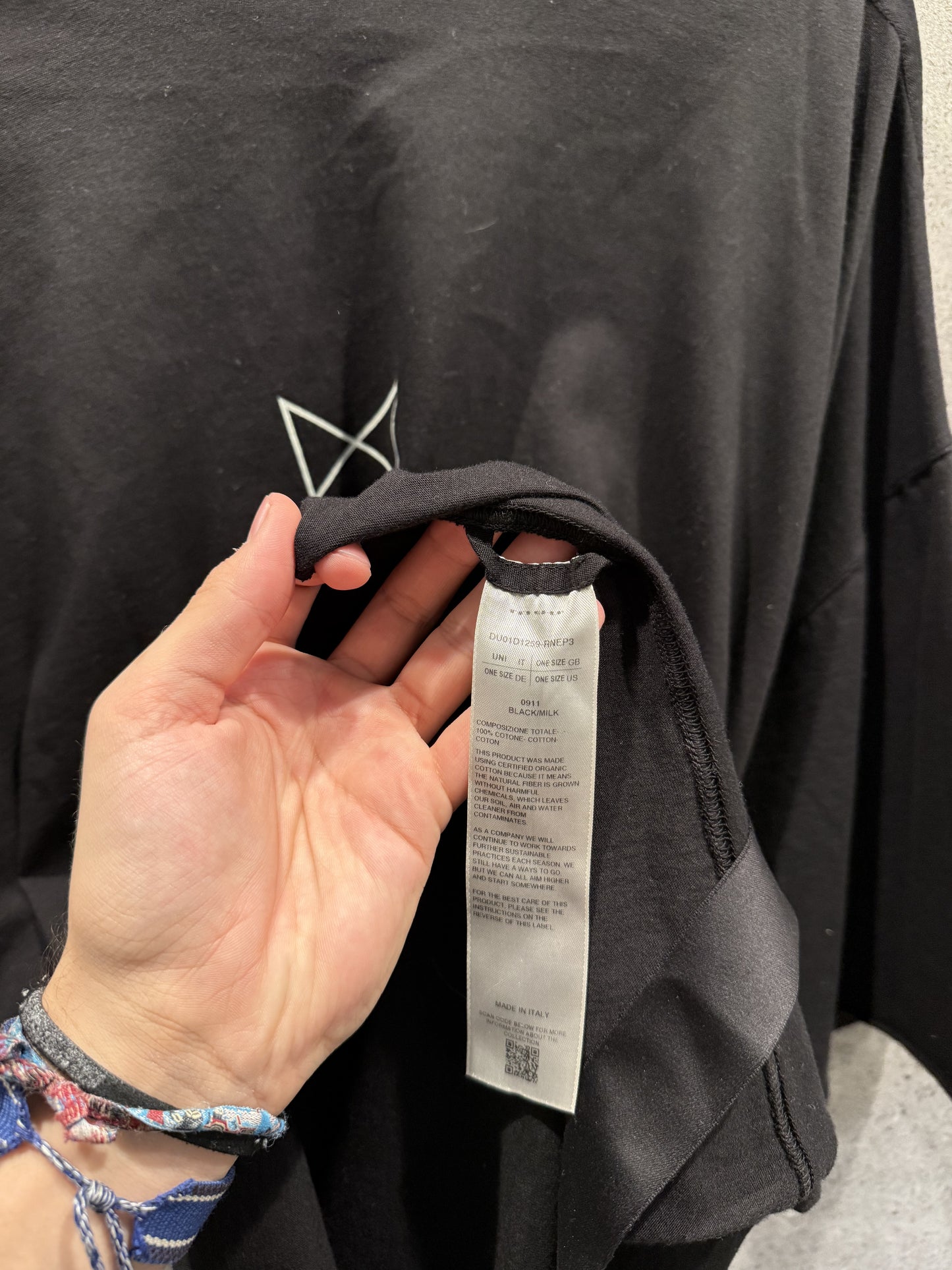 Rick Owens pentagram oversized t shirt