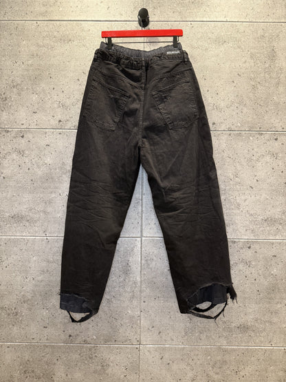 Balenciaga Baggy Patchwork Pyjama Denim Pants