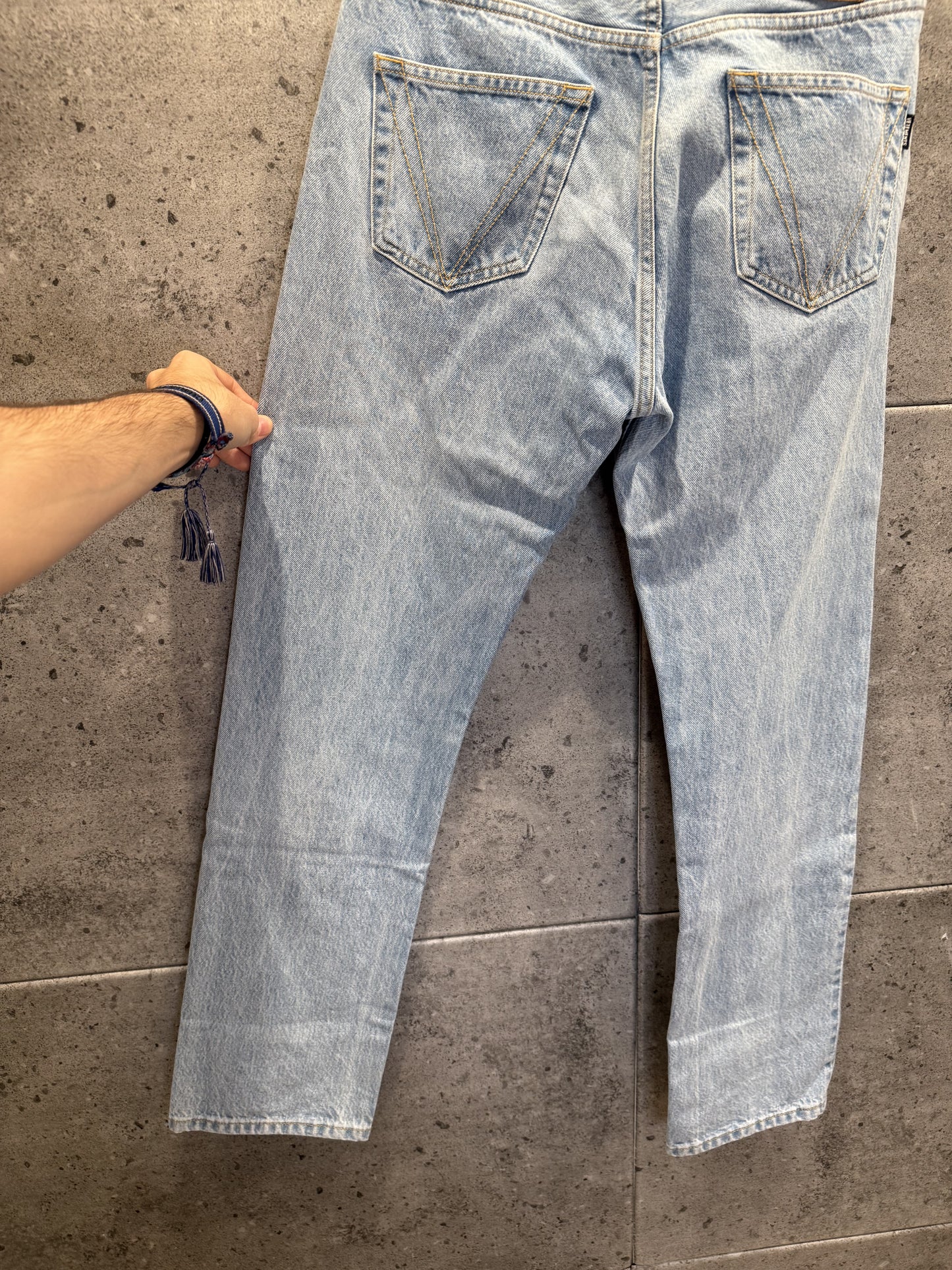 Vetements Logo Jeans