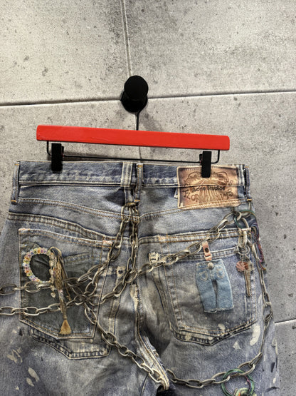 Acne Studios Trompe Loeili Keys Baggy Denim