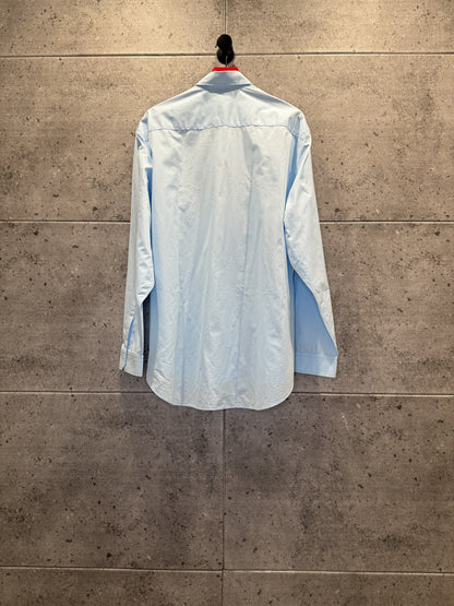 Vetements Oversized Logo Button Up Shirt