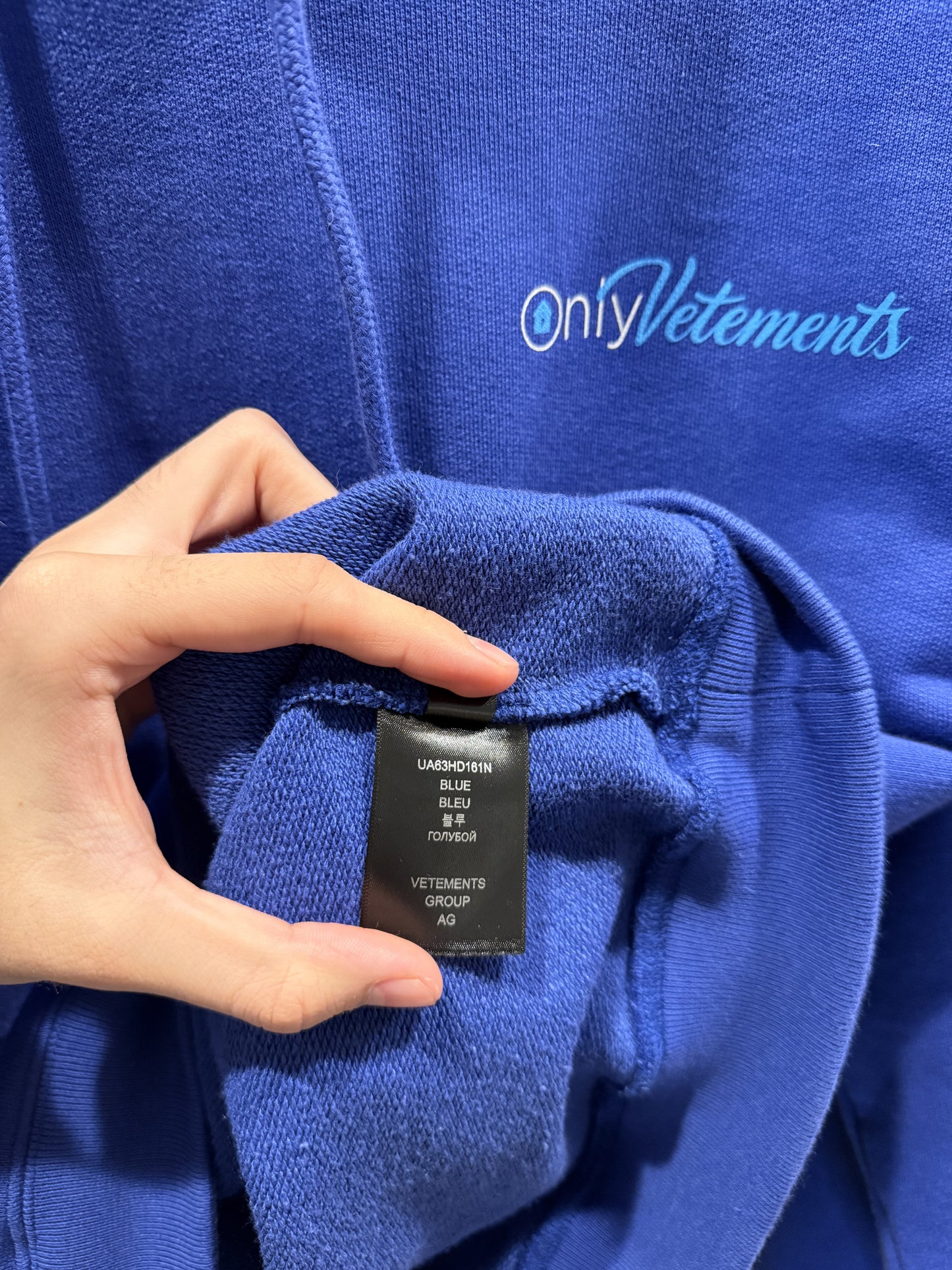 Vetements Only Vetements Hoodie