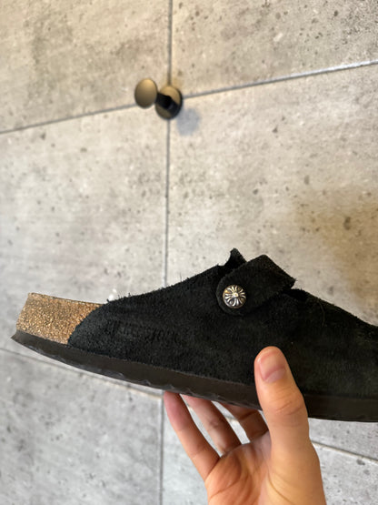 Chrome Hearts Birkinstock boston slip ons