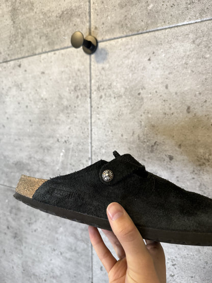 Chrome Hearts Birkinstock boston slip ons