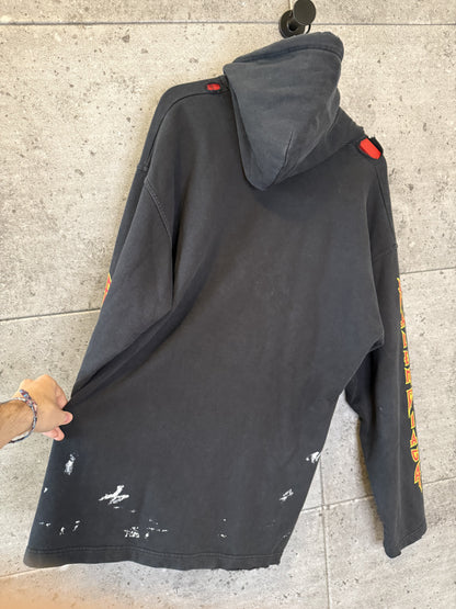 Balenciaga metal thrashed hoodie