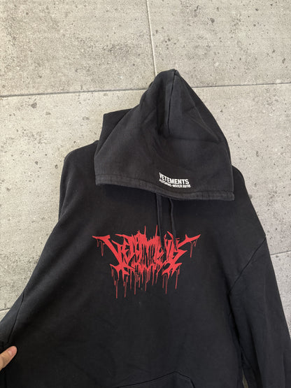 Vetements metal tour hoodie