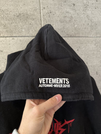 Vetements metal tour hoodie