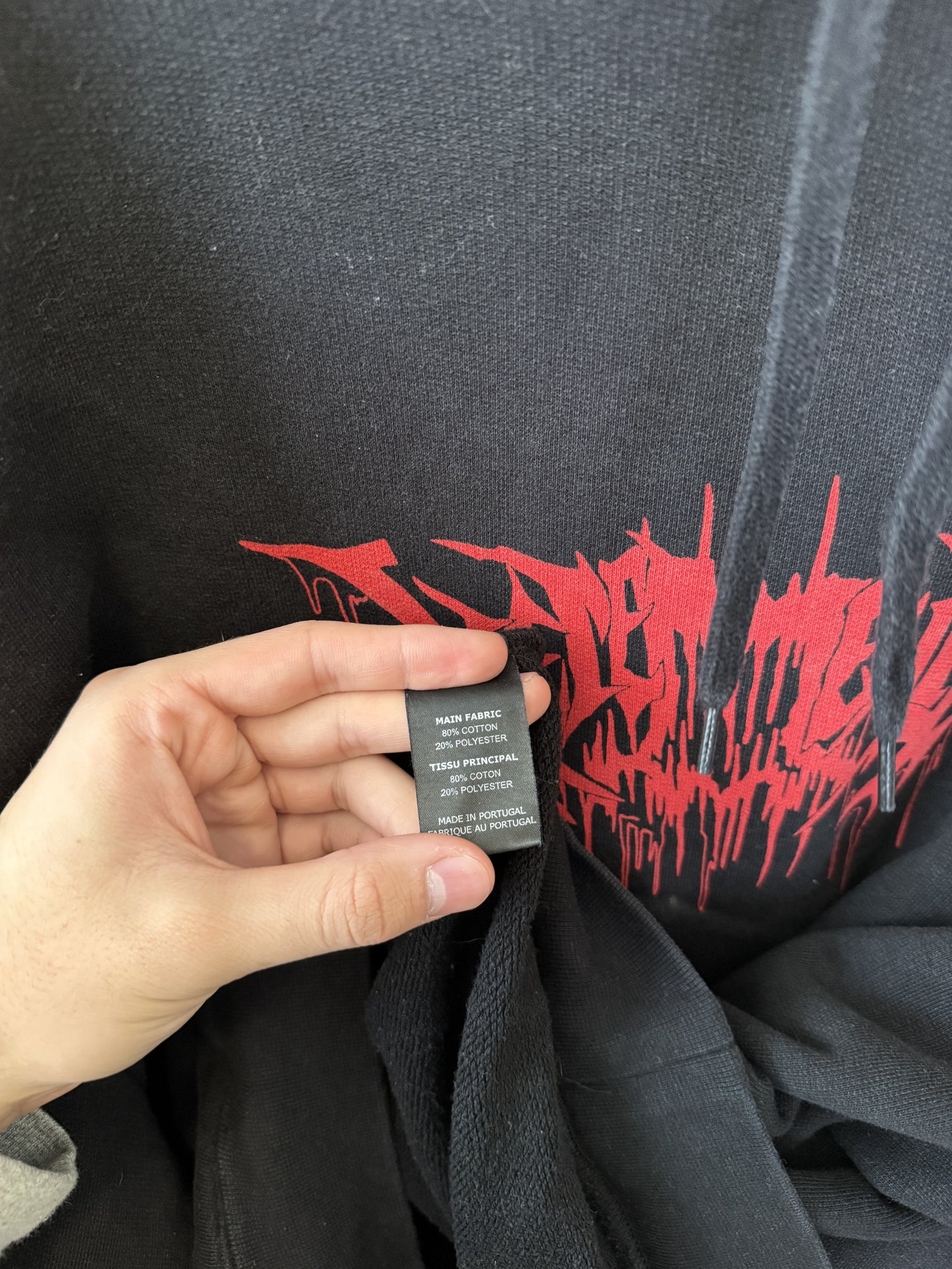 Vetements metal tour hoodie