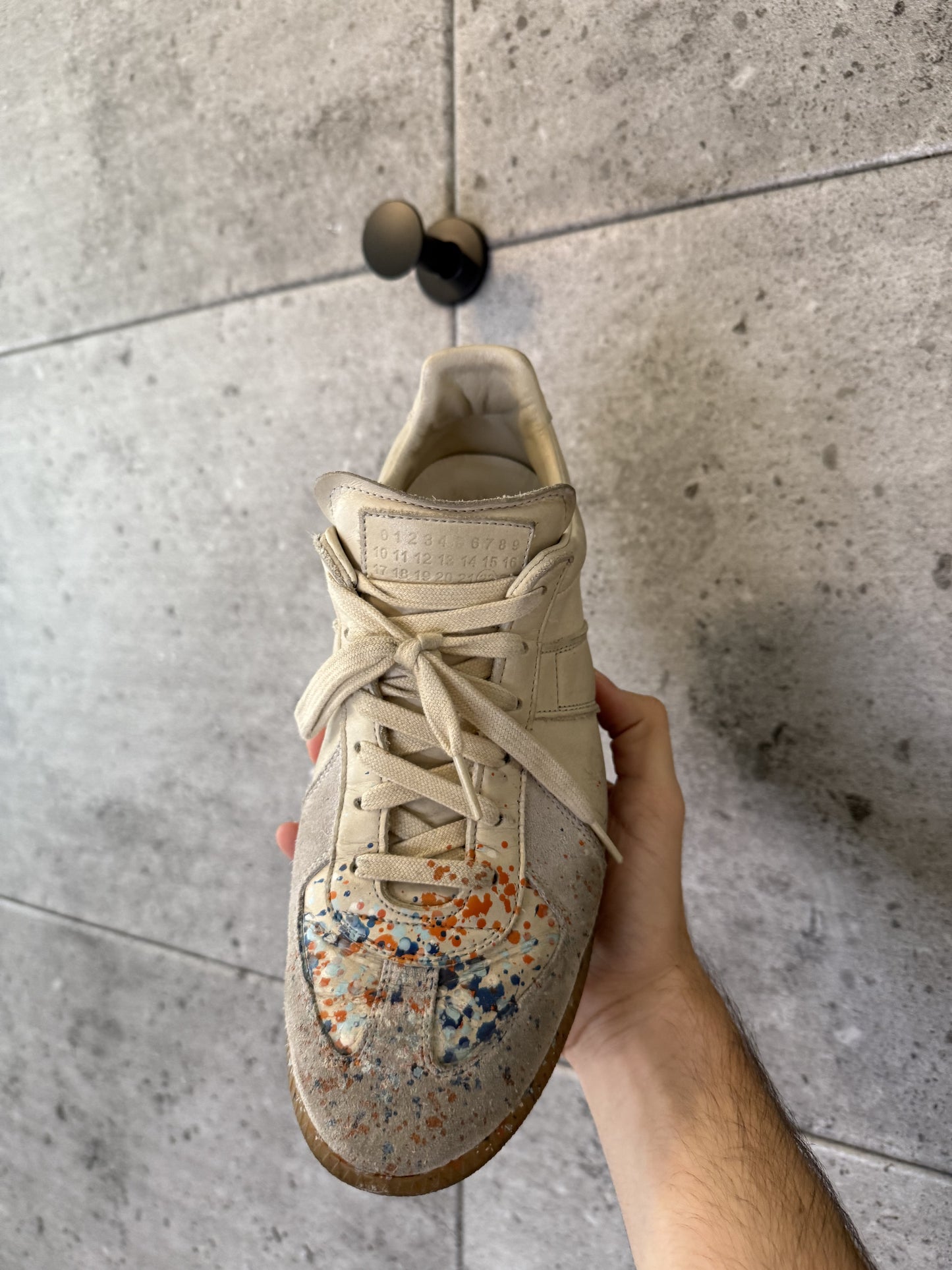 Maison Margiela paint splatter replica gats