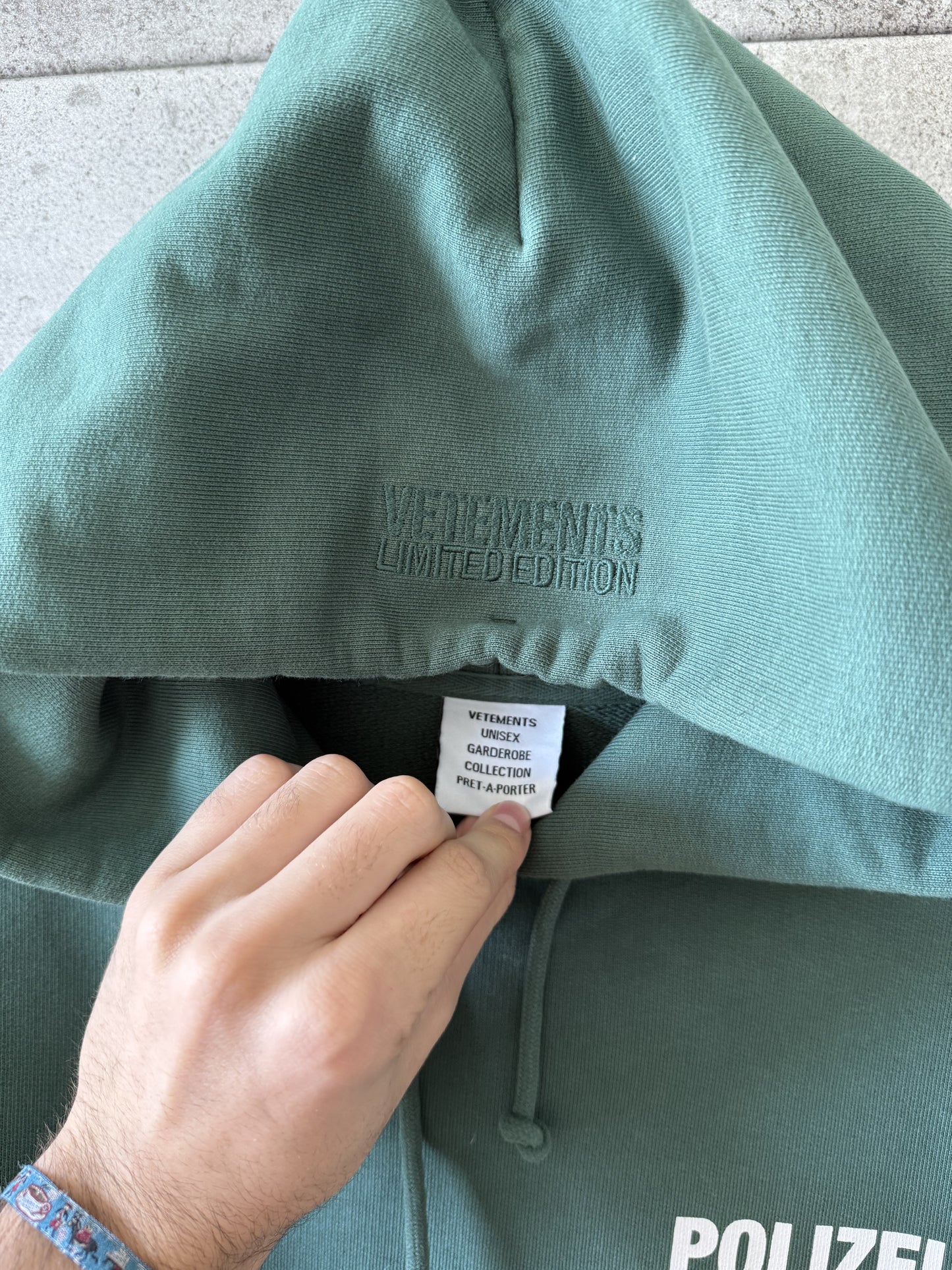 Vetements Polizei hoodie