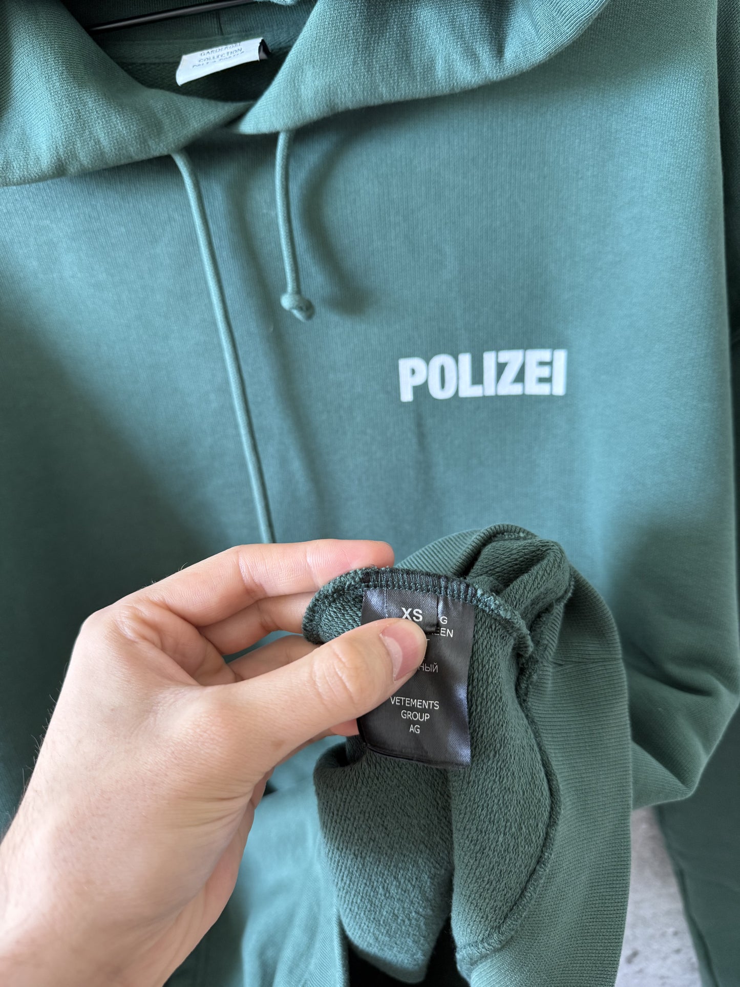 Vetements Polizei hoodie