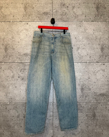 Balenciaga baggy japanese denim