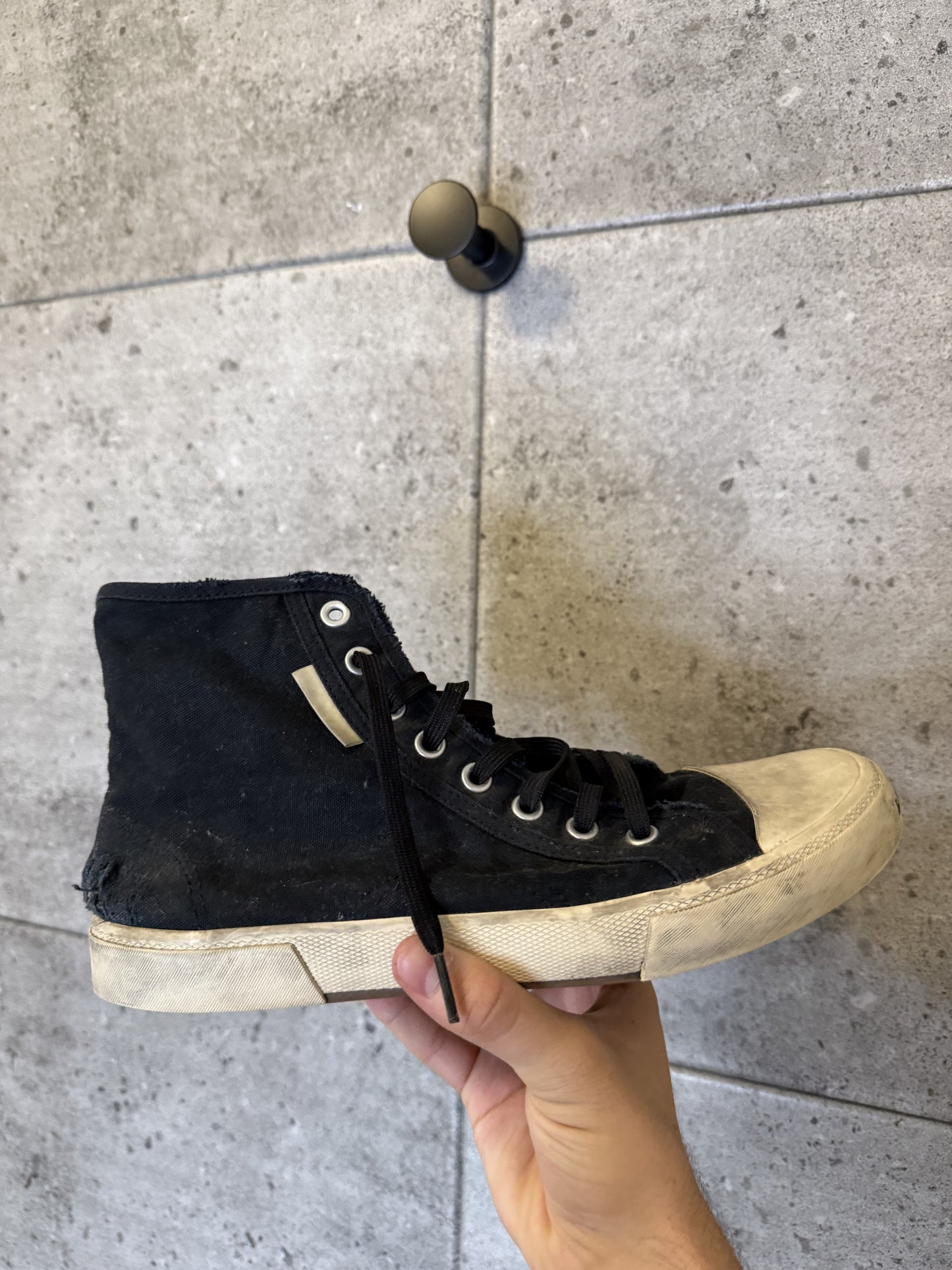 Balenciaga distressed paris sneakers