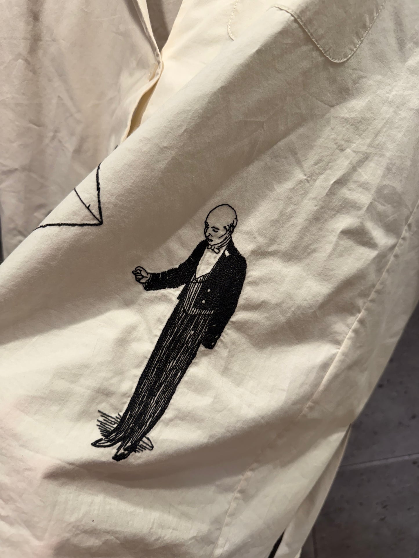 Enfants riches deprimes romance distress button up t shirt