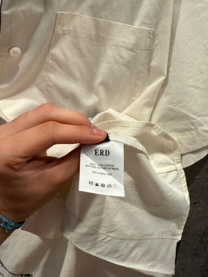 Enfants riches deprimes romance distress button up t shirt