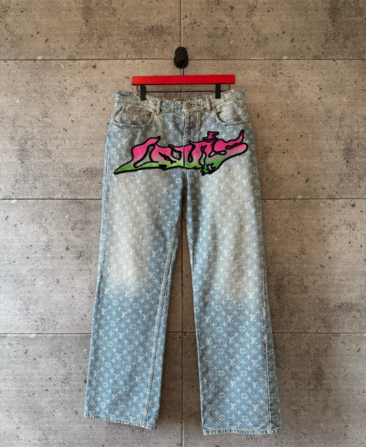 Louis Vuitton baggy tuffletage denim