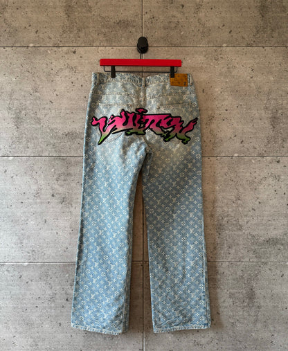 Louis Vuitton baggy tuffletage denim