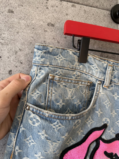 Louis Vuitton baggy tuffletage denim