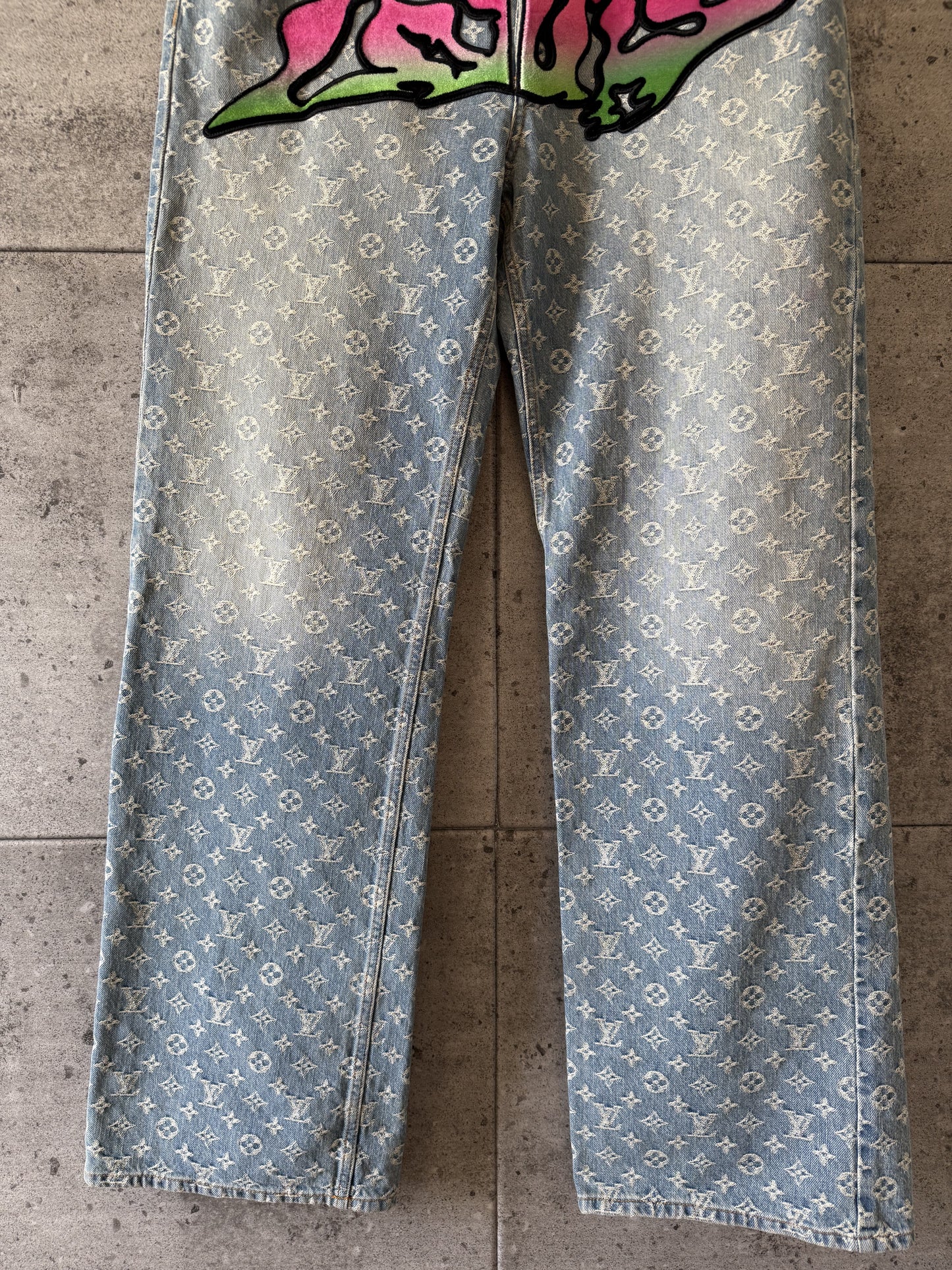 Louis Vuitton baggy tuffletage denim