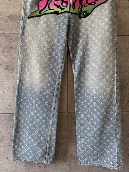 Louis Vuitton baggy tuffletage denim