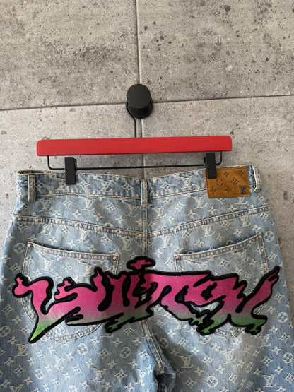 Louis Vuitton baggy tuffletage denim