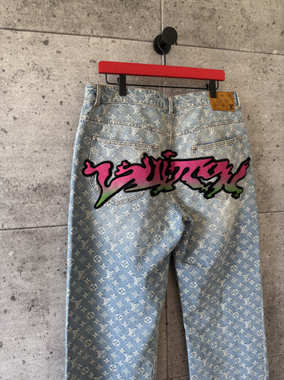 Louis Vuitton baggy tuffletage denim