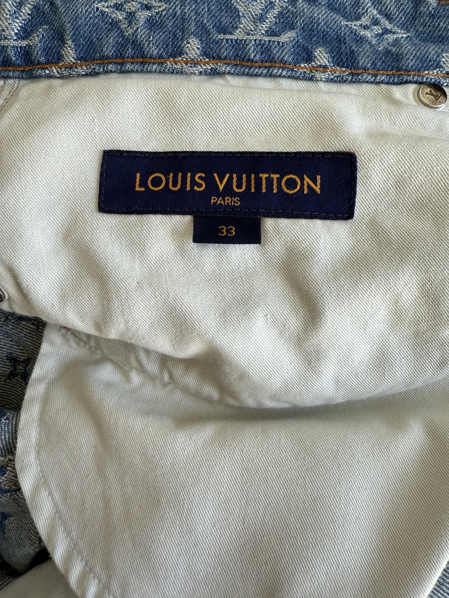 Louis Vuitton baggy tuffletage denim