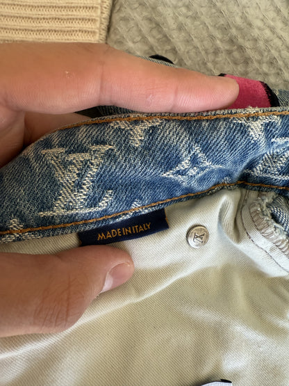 Louis Vuitton baggy tuffletage denim