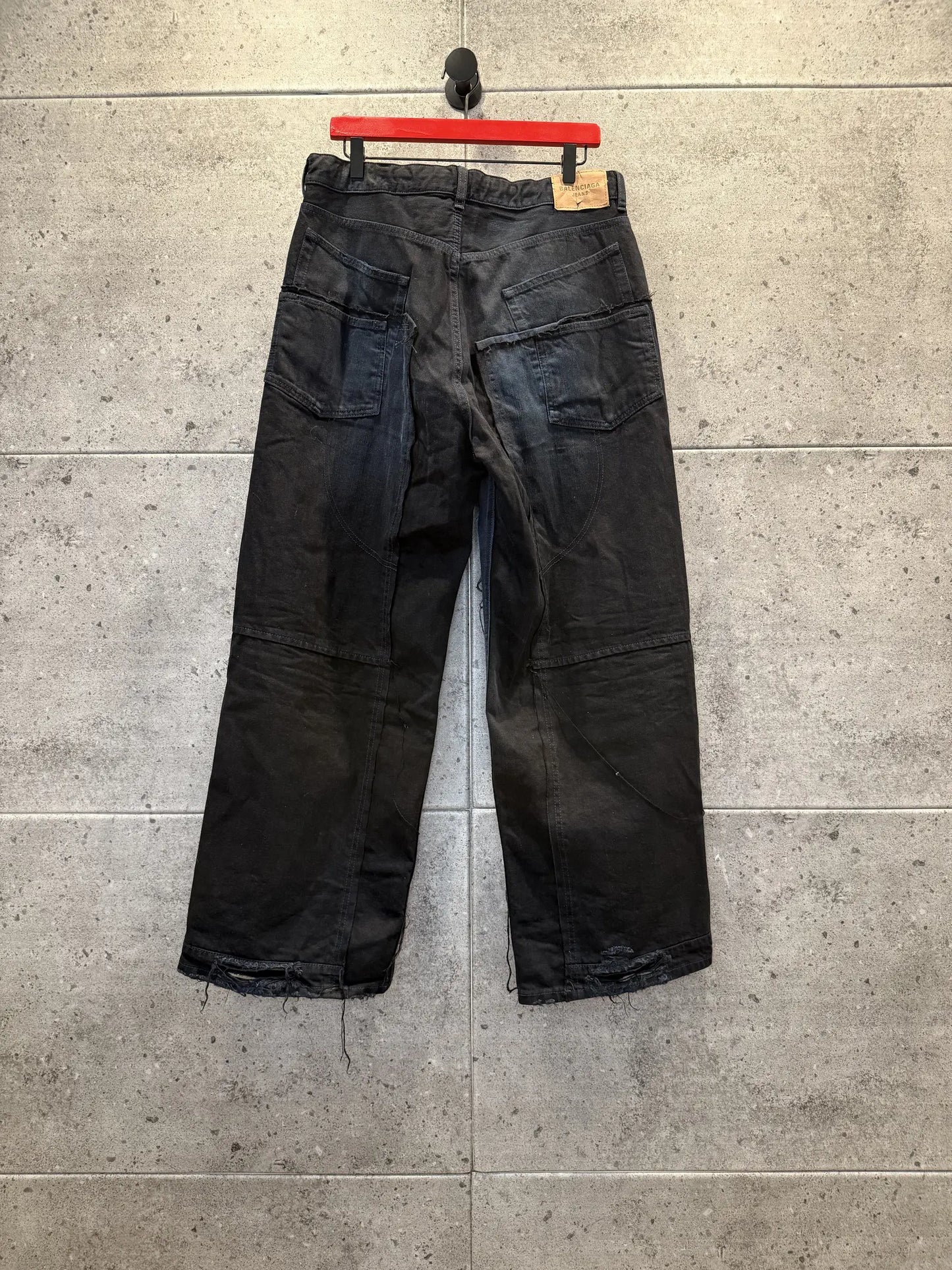 Balenciaga double knee drawstring pants