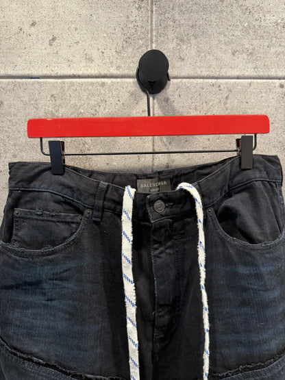 Balenciaga double knee drawstring pants