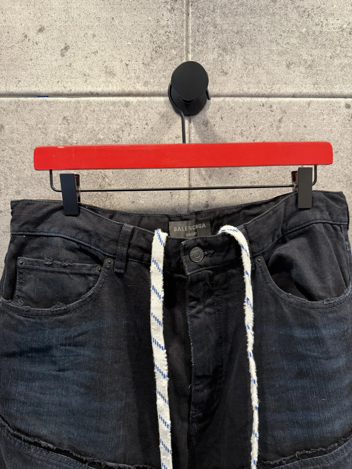 Balenciaga double knee drawstring pants