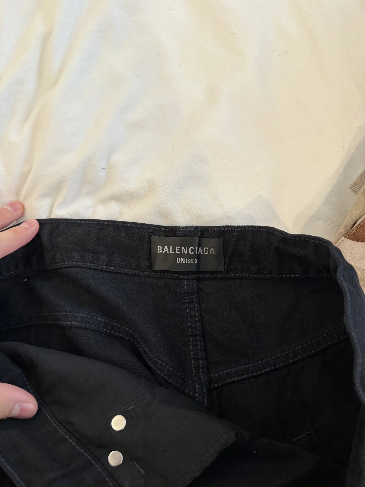 Balenciaga double knee drawstring pants
