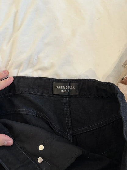 Balenciaga double knee drawstring pants
