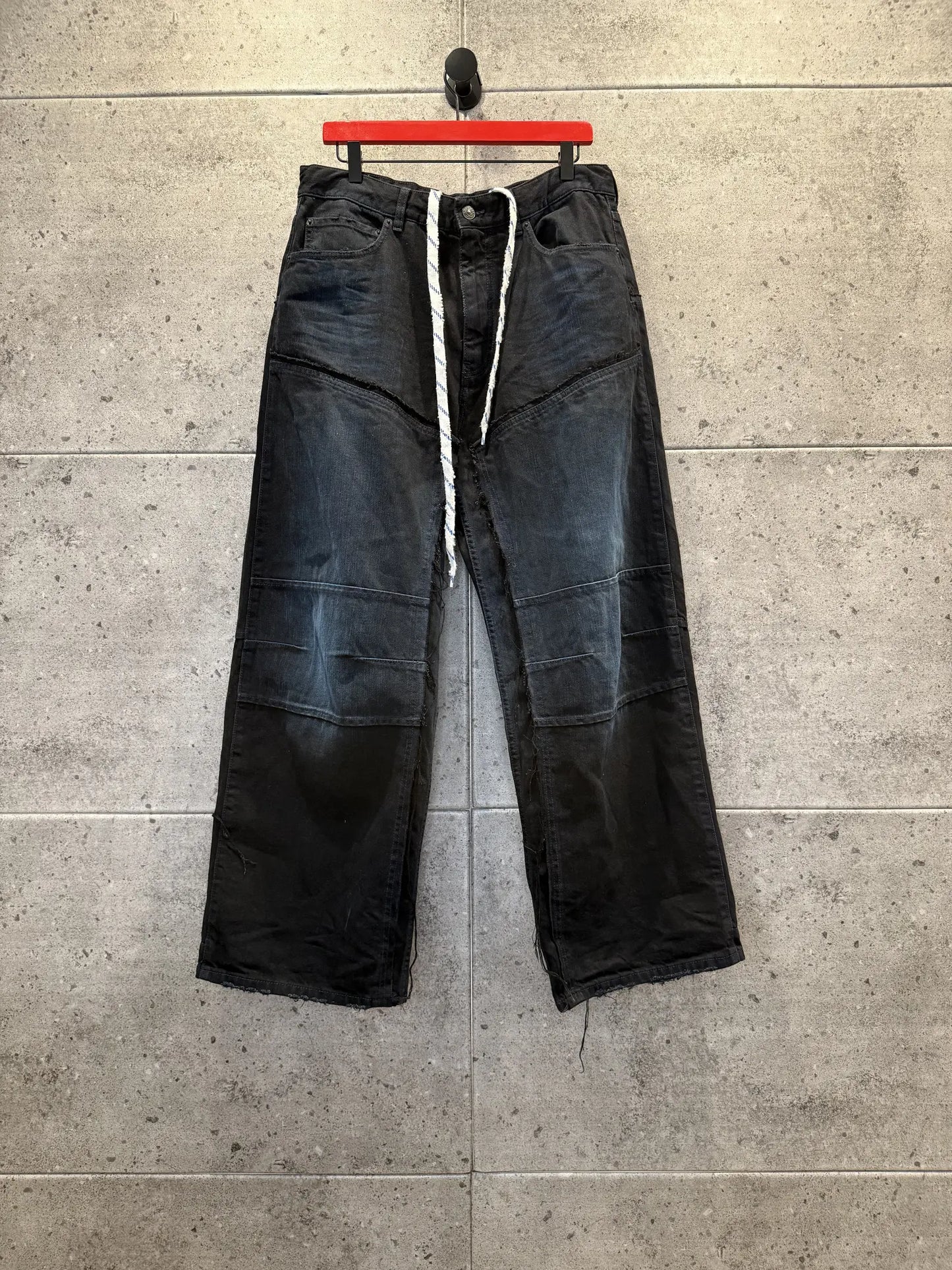 Balenciaga double knee drawstring pants