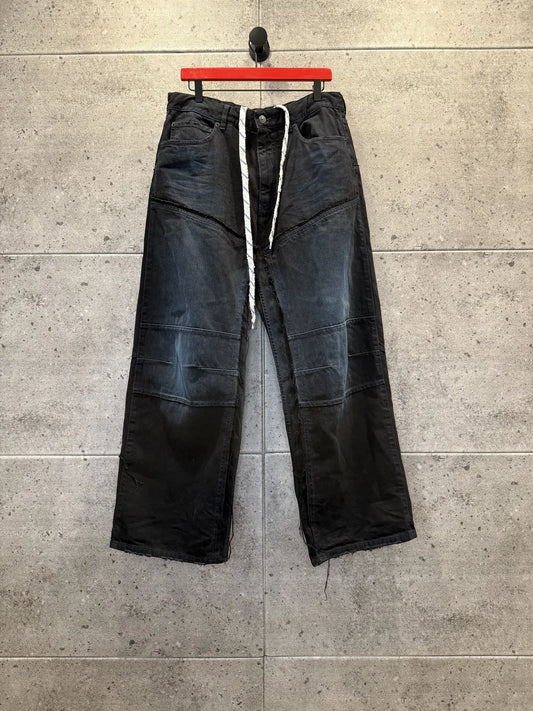 Balenciaga double knee drawstring pants